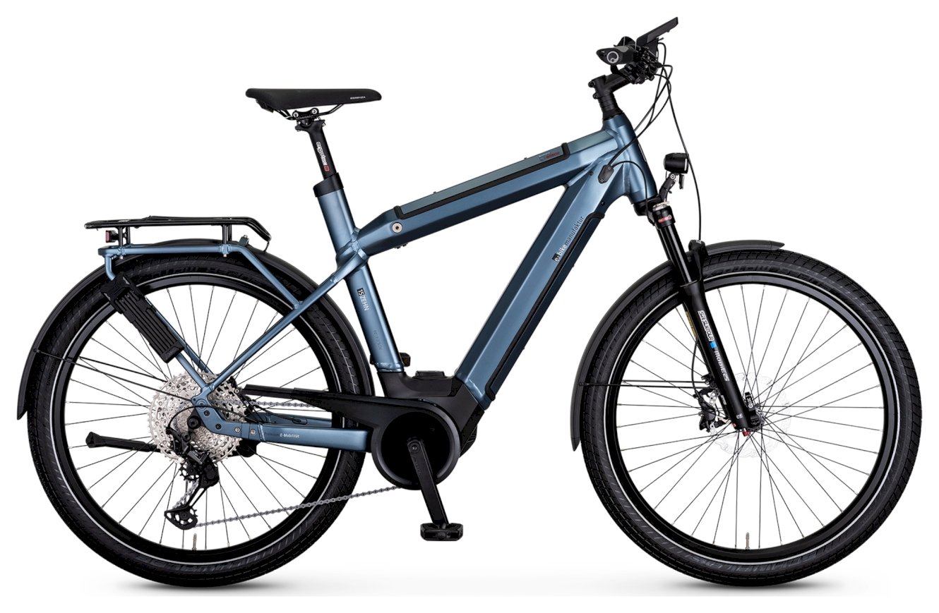 e-bike manufaktur 15ZEHN EXT Diamant blaugrau matt