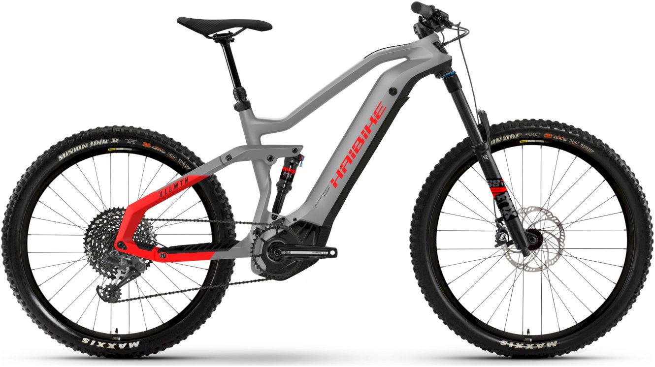 Haibike AllMtn 6 MTB Fully urban grey/ black/ red matte