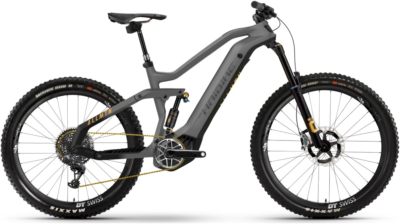 Haibike AllMtn SE MTB Fully titan/ black/ yellow matte