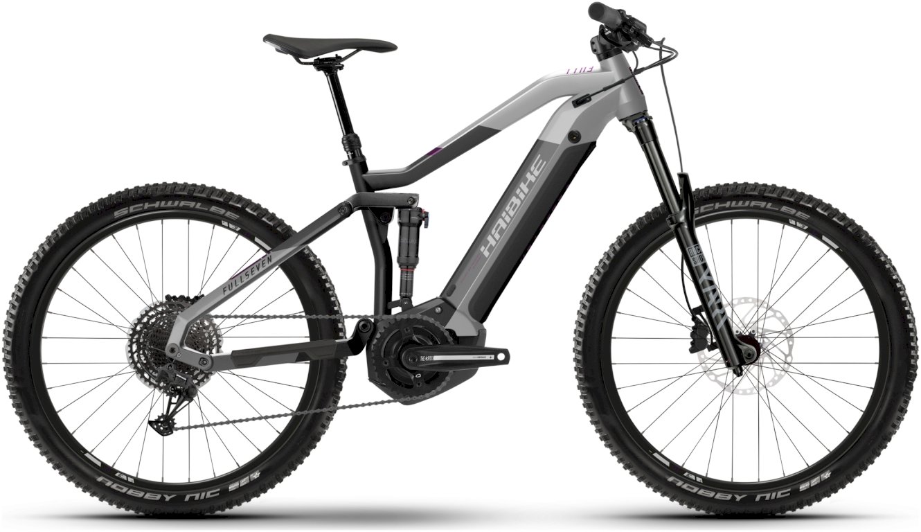 Haibike FullSeven 7 MTB Fully platin/ anthracite