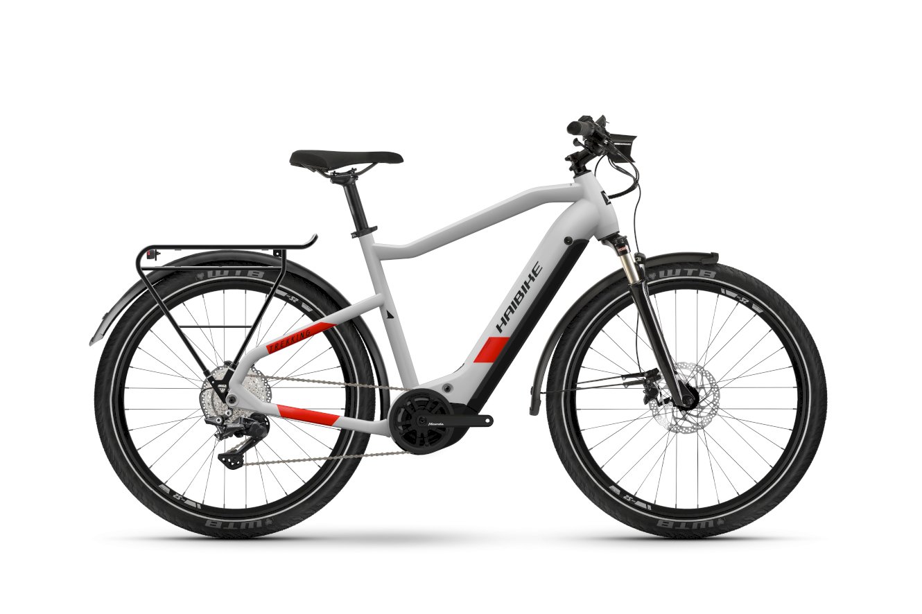 Haibike Trekking 7 High cool grey/ red matte