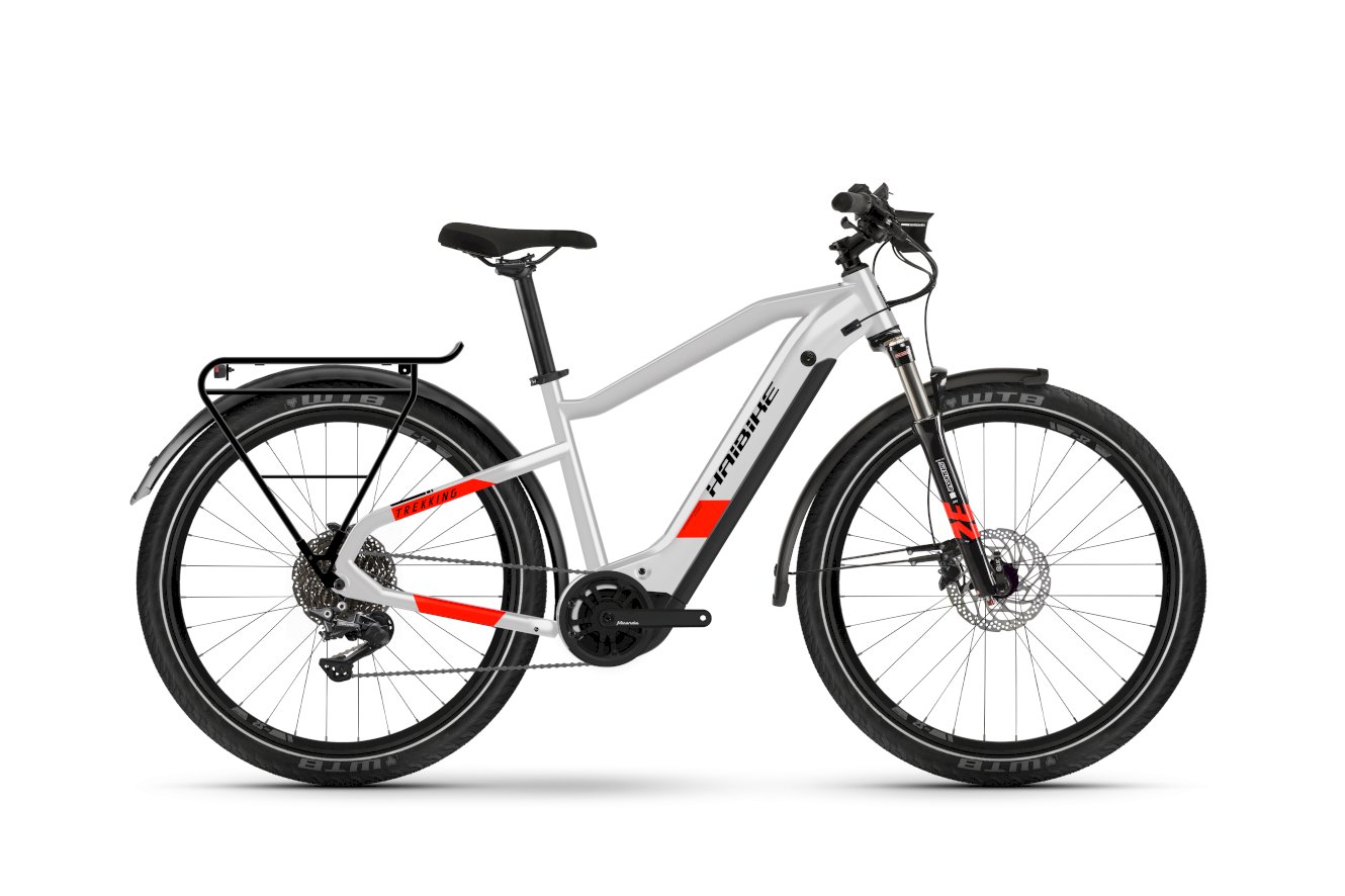 Haibike Trekking 7 High cool grey/ red matte