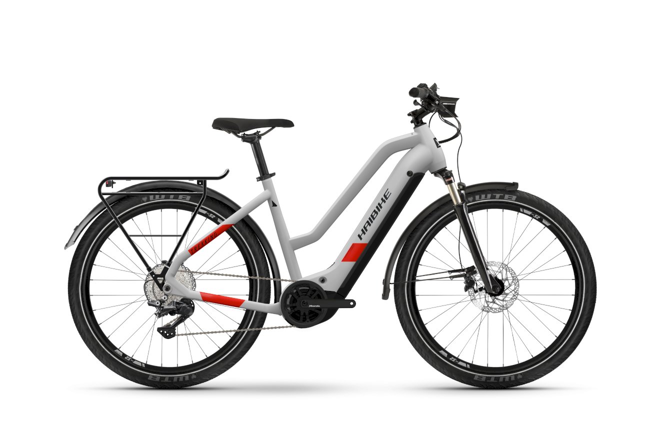 Haibike Trekking 7 Mid cool grey/ red matte