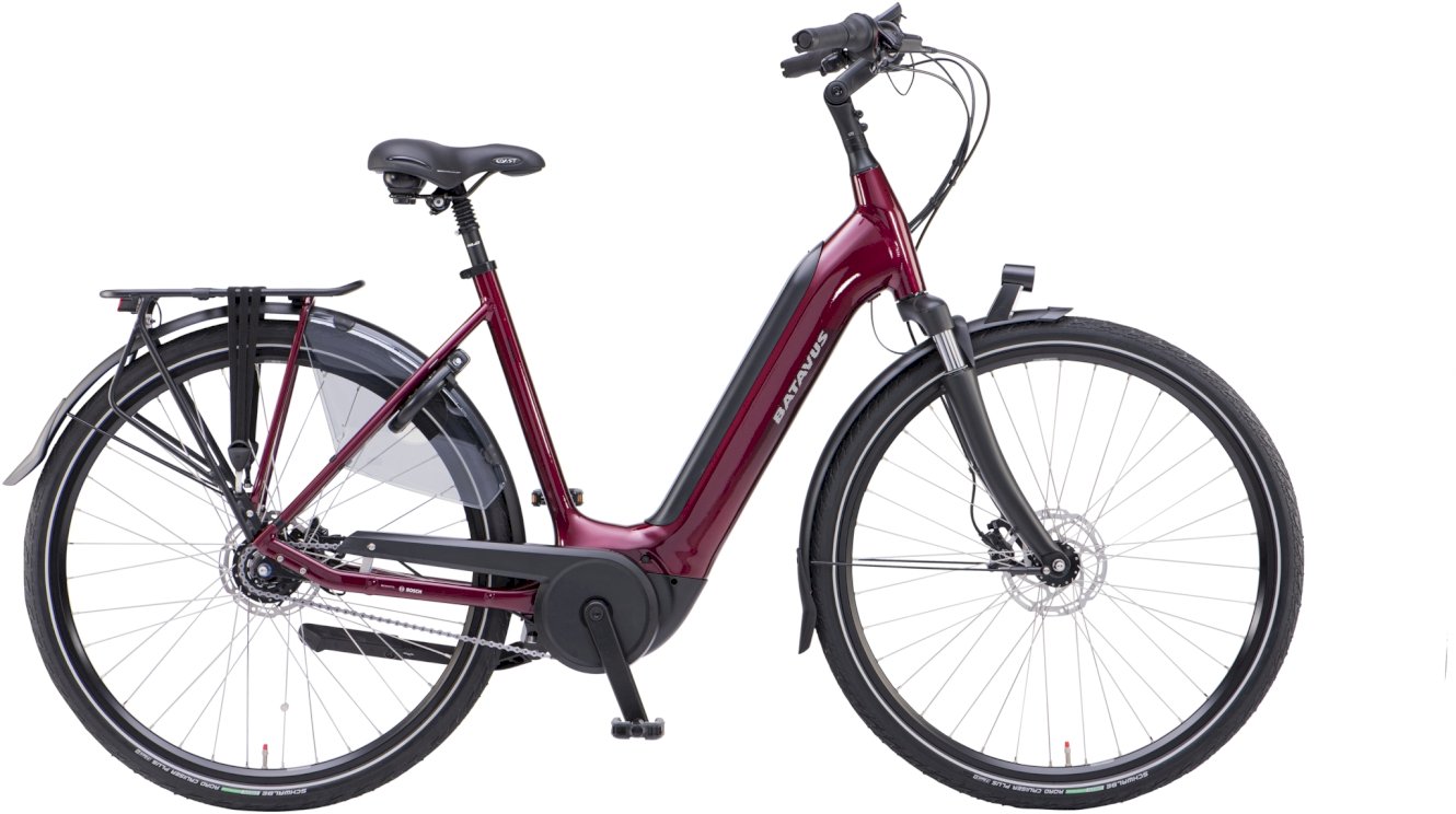 Batavus Finez E-go Power RT 500 Wave dark red