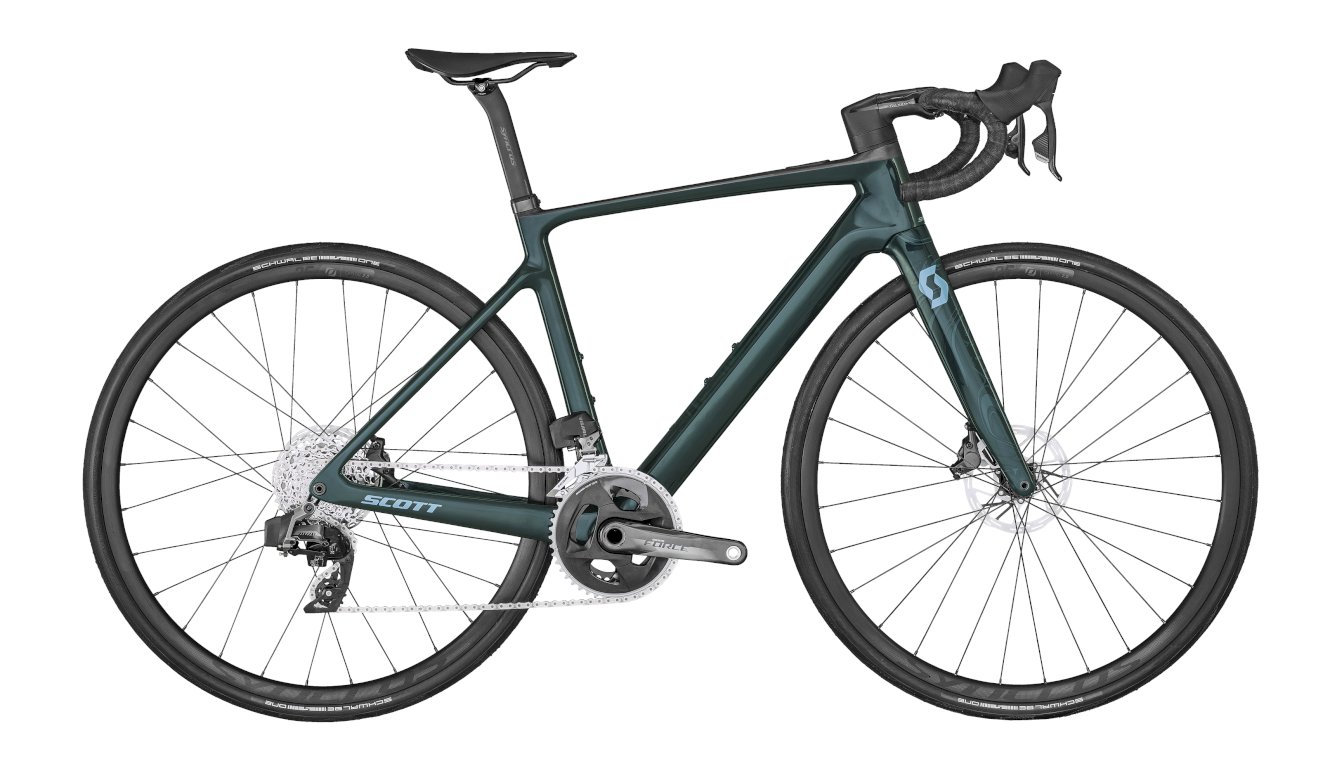 Scott Contessa Addict eRIDE 15 Diamant Candy Petrol Green