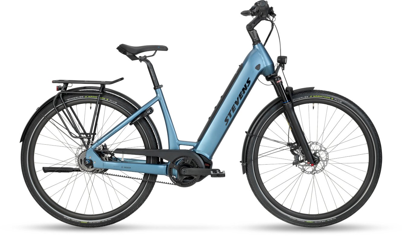 Stevens E-Courier Plus Forma Silver Blue