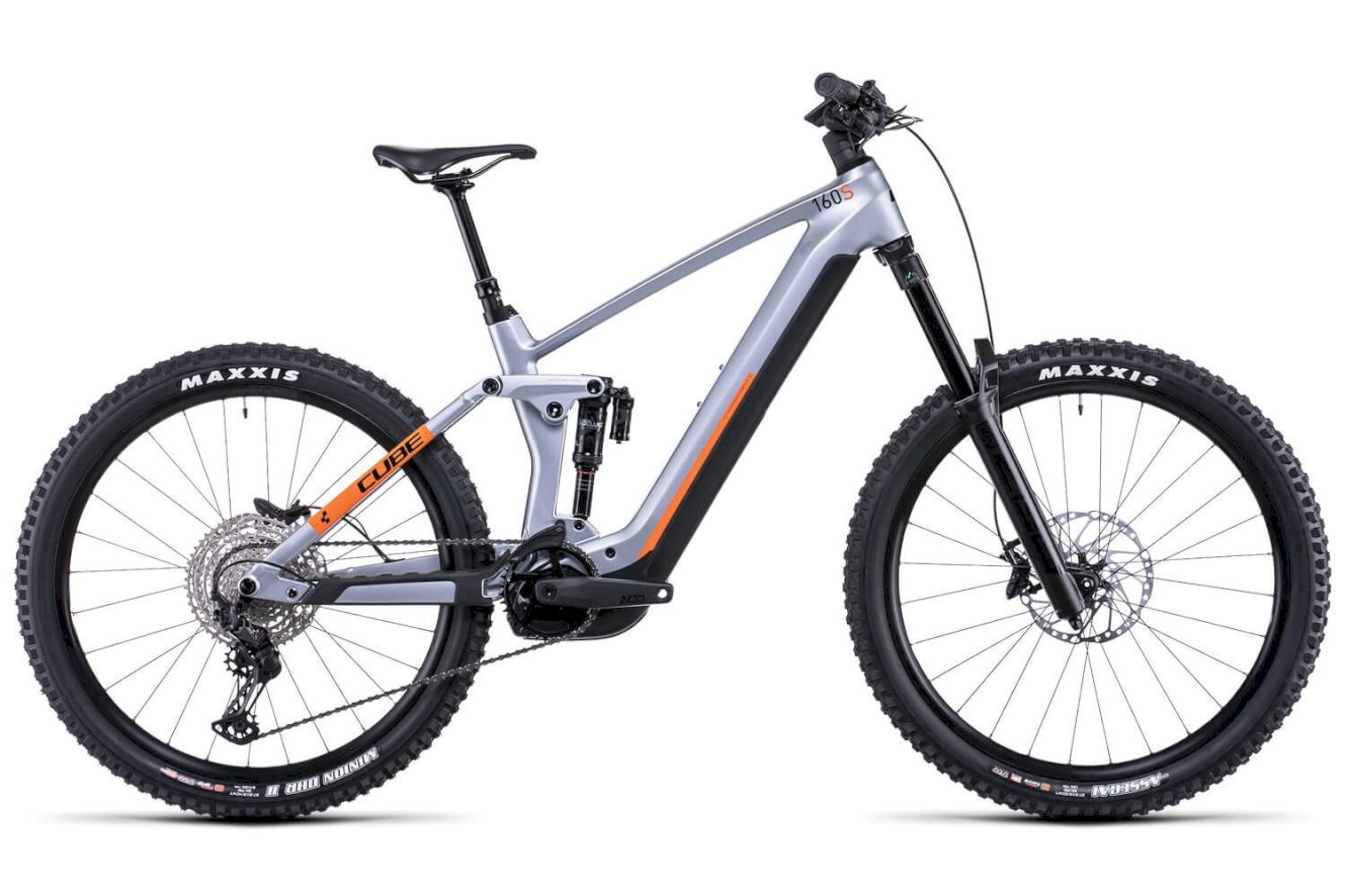 Cube Stereo Hybrid 160 HPC SL 750 Diamant polarsilver´n´orange