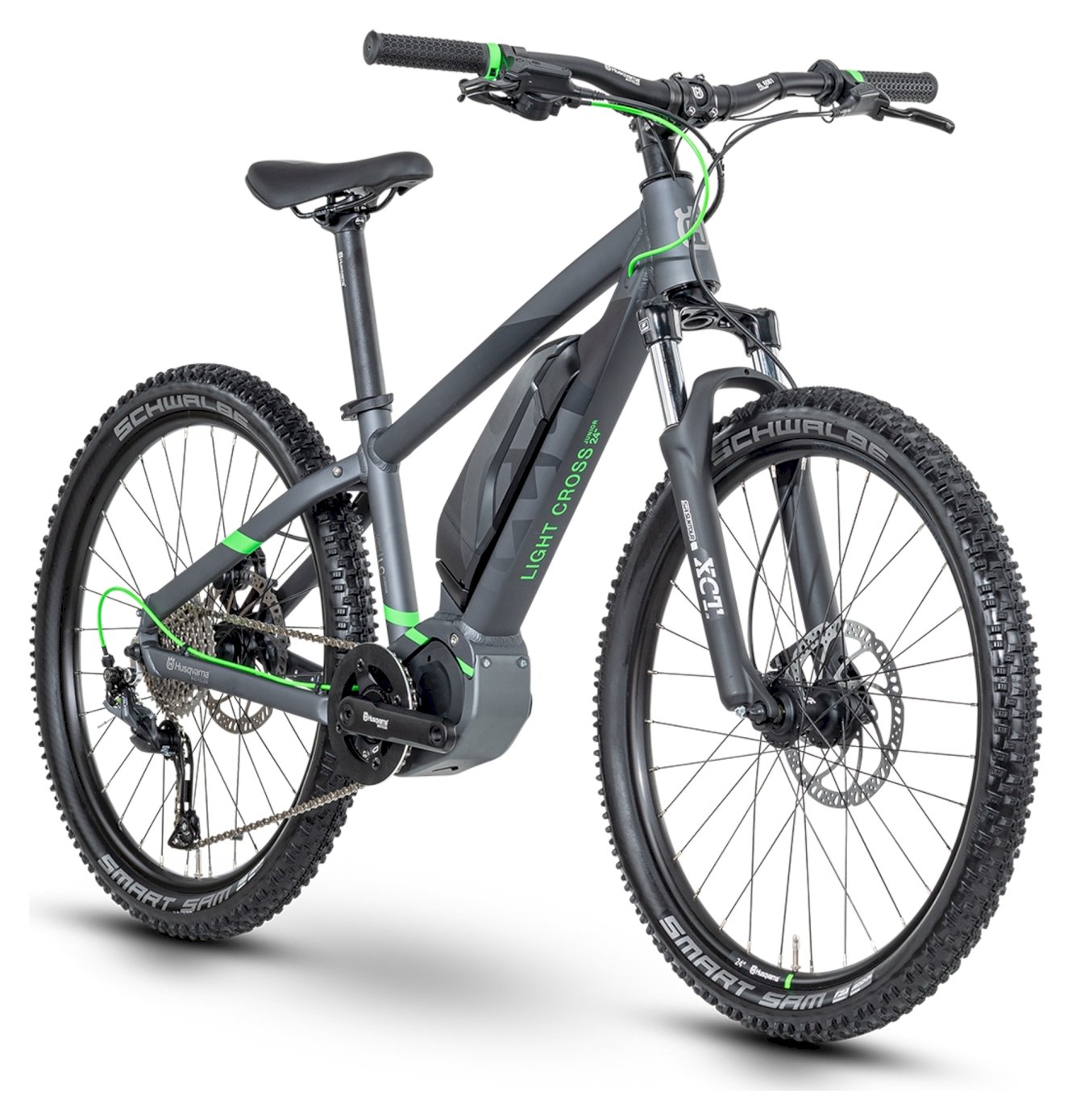 Husqvarna Light Cross LCjr 24 418 Unisex Anthracite / Black / Neongreen