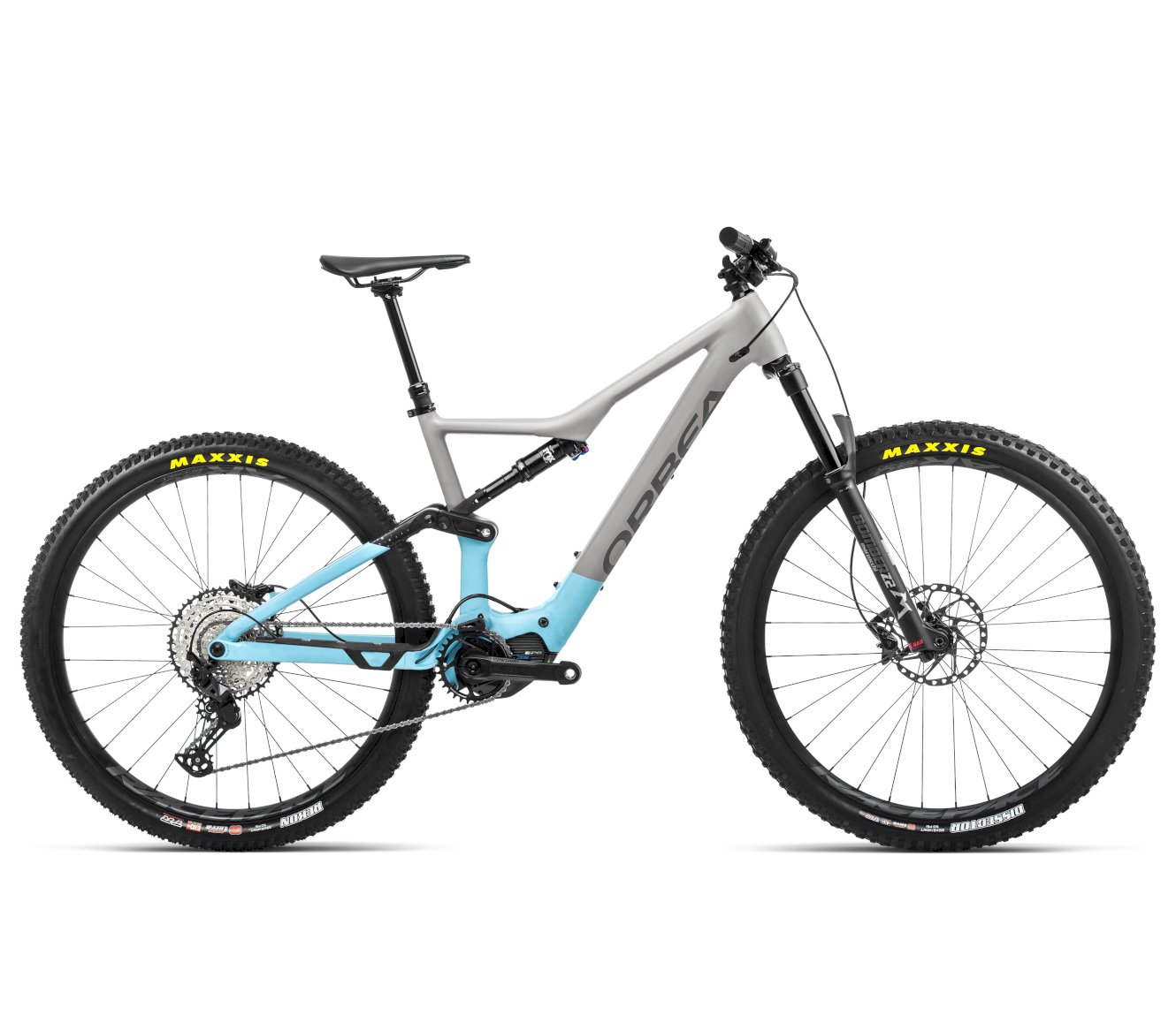 Orbea RISE H30 Diamant Mouse Grey - Sky Blue